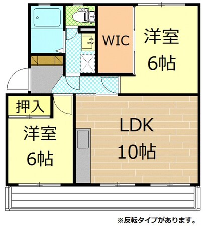 富士岡駅 徒歩18分 4階の物件間取画像